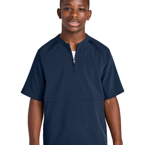 Youth Repeat 1/2 Zip Short Sleeve Jacket Thumbnail